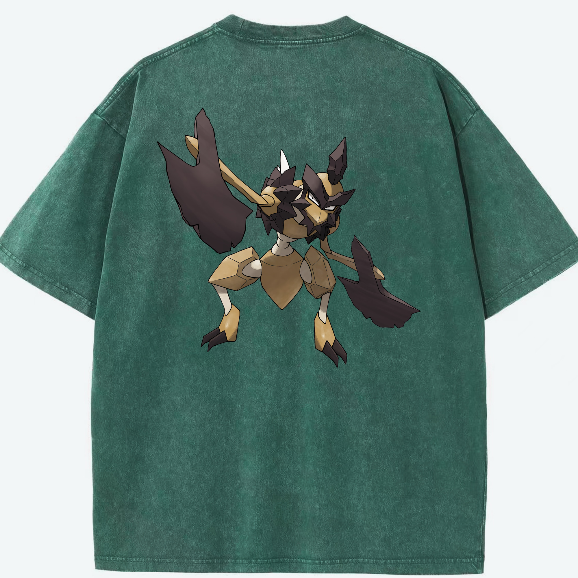 （画像用） ポケットモンスター Pokémon 綿100% ヴィンテージ風 半袖Tシャツ（背面プリント）